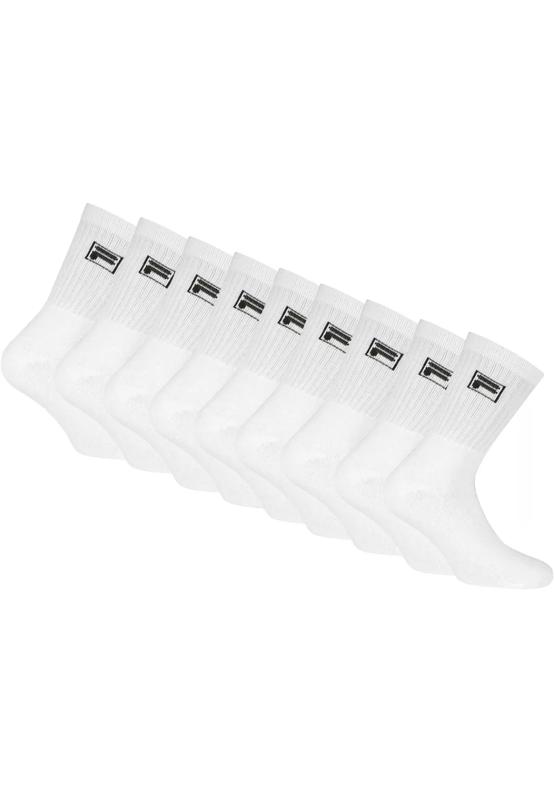 Fila Sportsocken, (9er Pack), mit langem Rippenbündchen günstig online kaufen