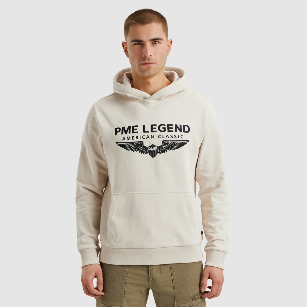 PME Legend Herren Kapuzenpullover Hoodie HOODED SOFT TERRY WITH LOGO - Regu günstig online kaufen