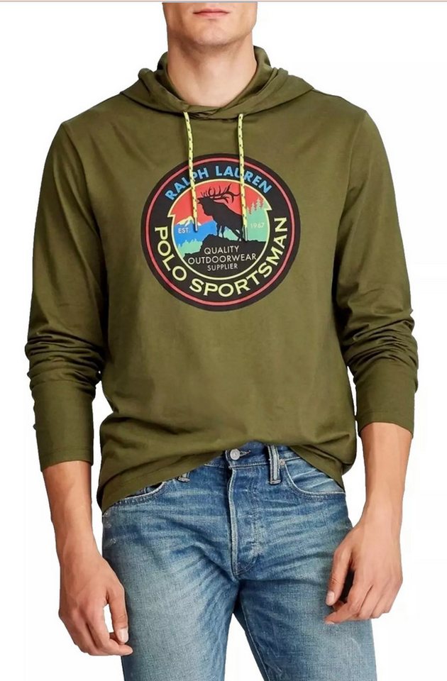 Polo Ralph Lauren Langarmshirt Kapuzen Langarmshirt Retro Sweatshirt Shirt günstig online kaufen