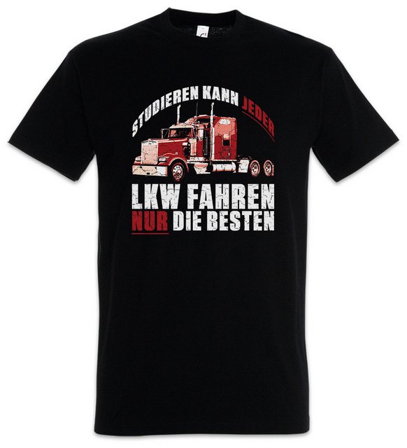 Urban Backwoods Print-Shirt Studieren Kann Jeder LKW Fahren Herren T-Shirt günstig online kaufen