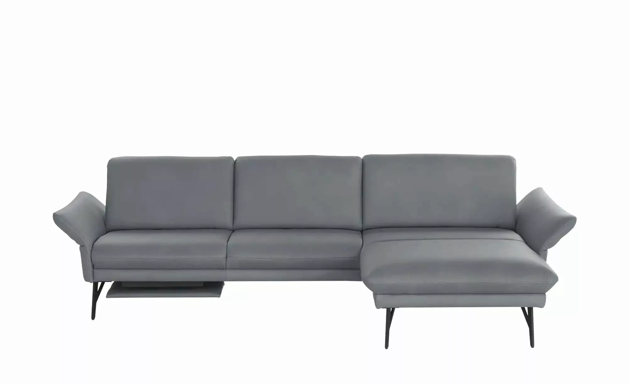 himolla Ecksofa Echtleder 1928 ¦ grau ¦ Maße (cm): B: 296 H: 85 T: 175.0 Po günstig online kaufen