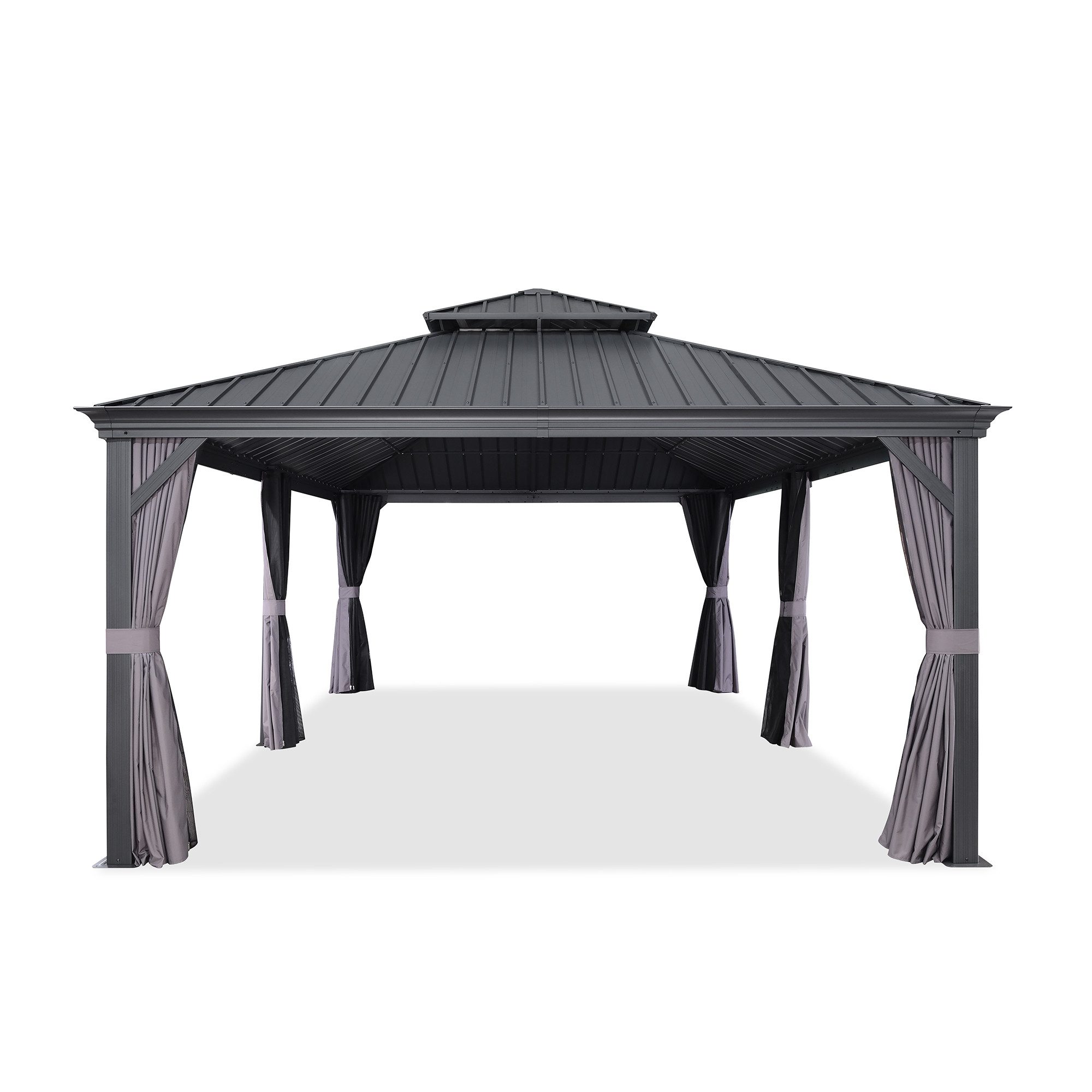 PURPLE LEAF Pavillon Alu Gartenpavillon mit günstig online kaufen