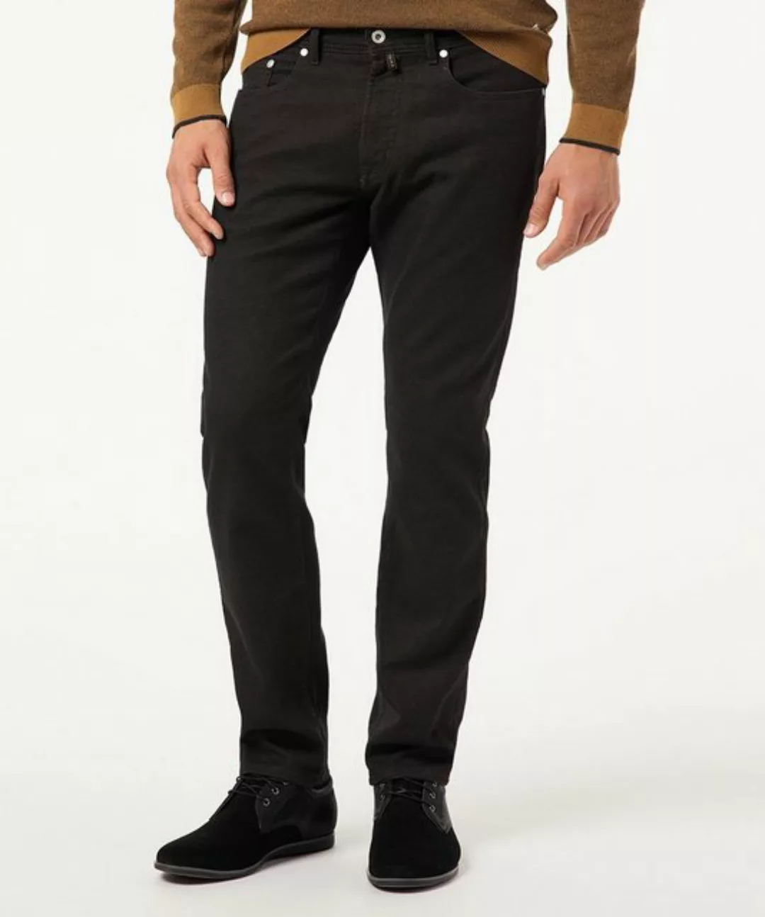 Pierre Cardin 5-Pocket-Jeans PIERRE CARDIN LYON dark brown structured 30917 günstig online kaufen