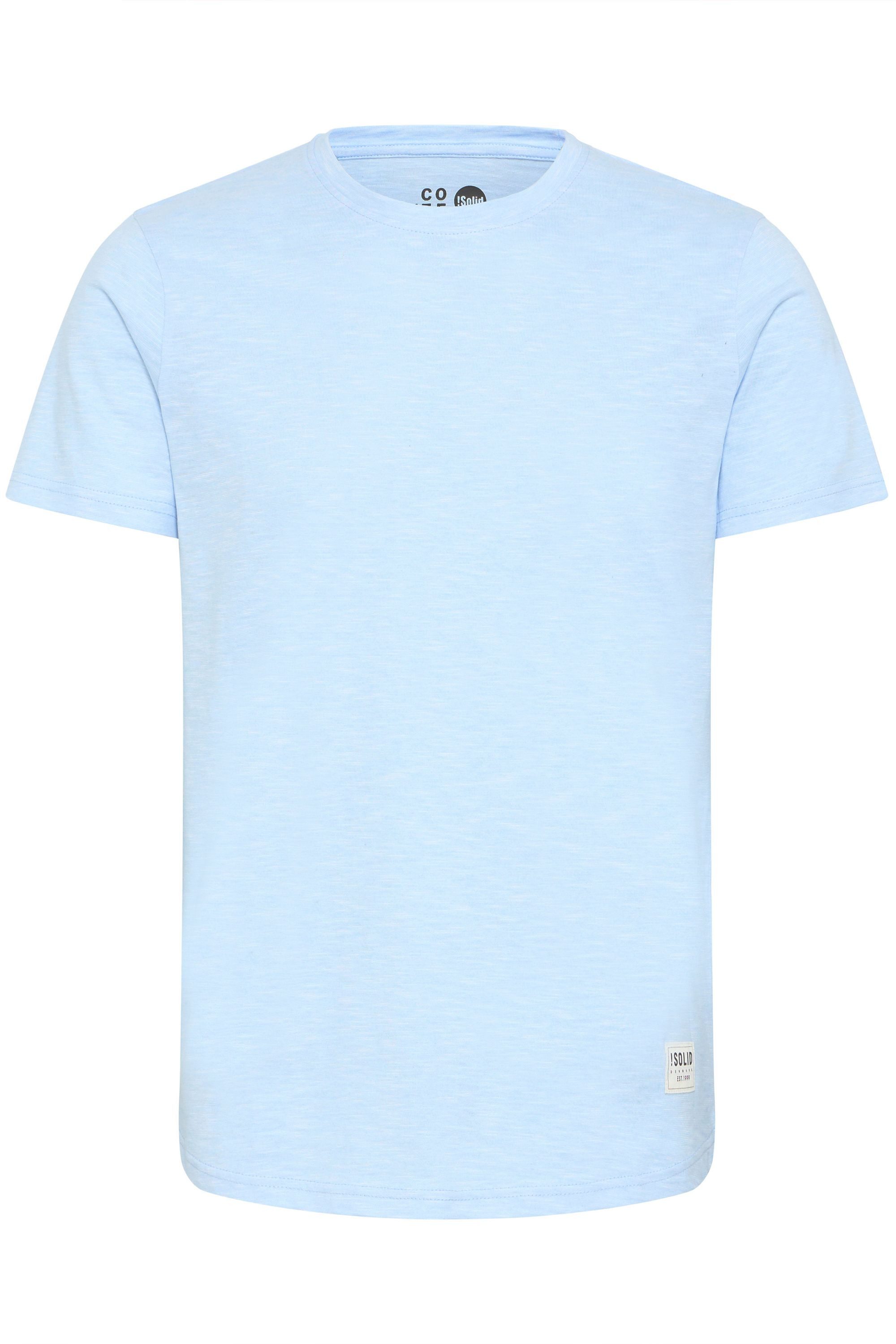 !Solid Rundhalsshirt SDFigos Kurzarmshirt mit Melierung günstig online kaufen