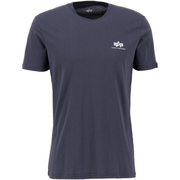 Alpha Industries  T-Shirts & Poloshirts Basic T-Shirt SL - navy günstig online kaufen