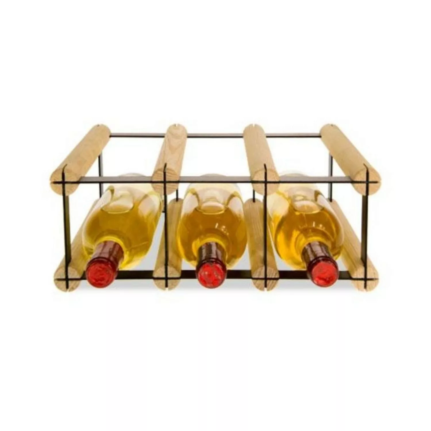 PROREGAL Modulares Weinregal Vinotega Mod Metal HxBxT 12,5 x 32,5 x 24,5 cm günstig online kaufen