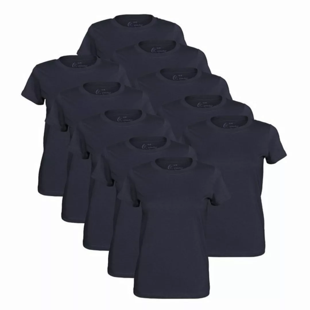 Cotton Prime® T-Shirt O-Neck - Tee (10-tlg) in trageangenehmer Baumwollqual günstig online kaufen