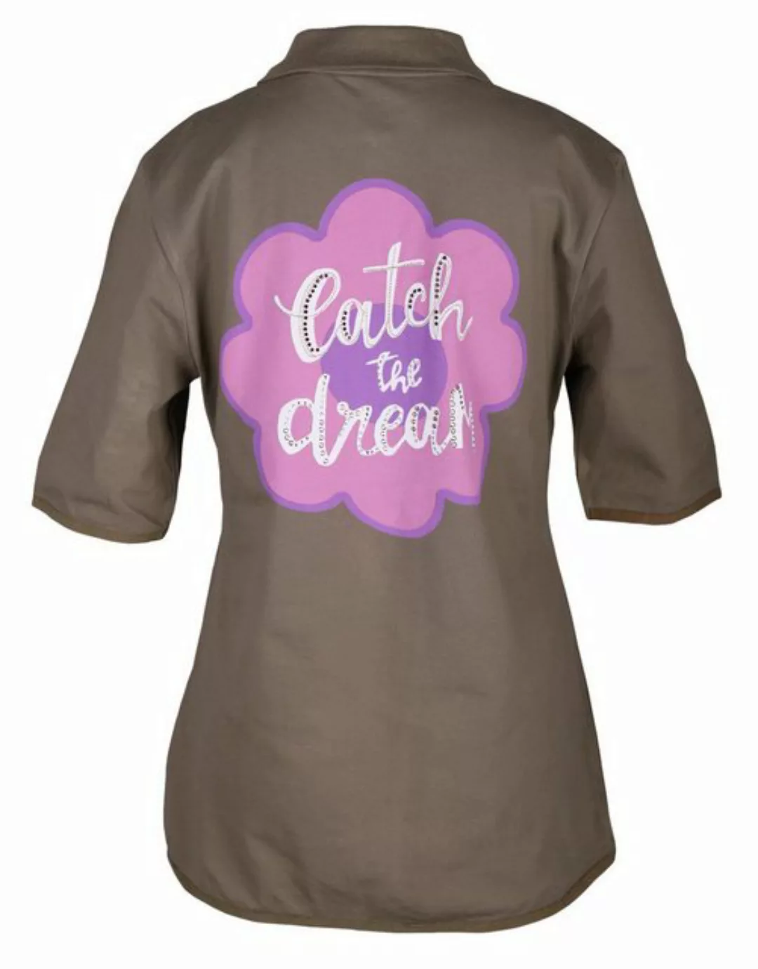 girls golf Poloshirt Girls Golf Polo Longsleeve 'Catch the Dream' Grün Dame günstig online kaufen