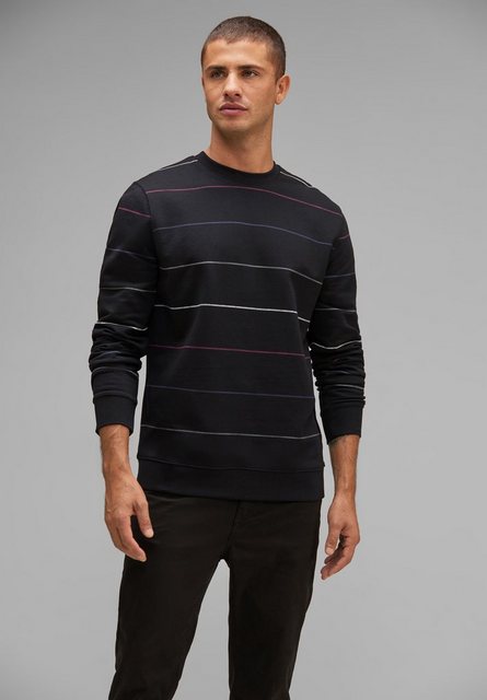 STREET ONE MEN Sweatshirt, mit Rundhalsausschnitt günstig online kaufen