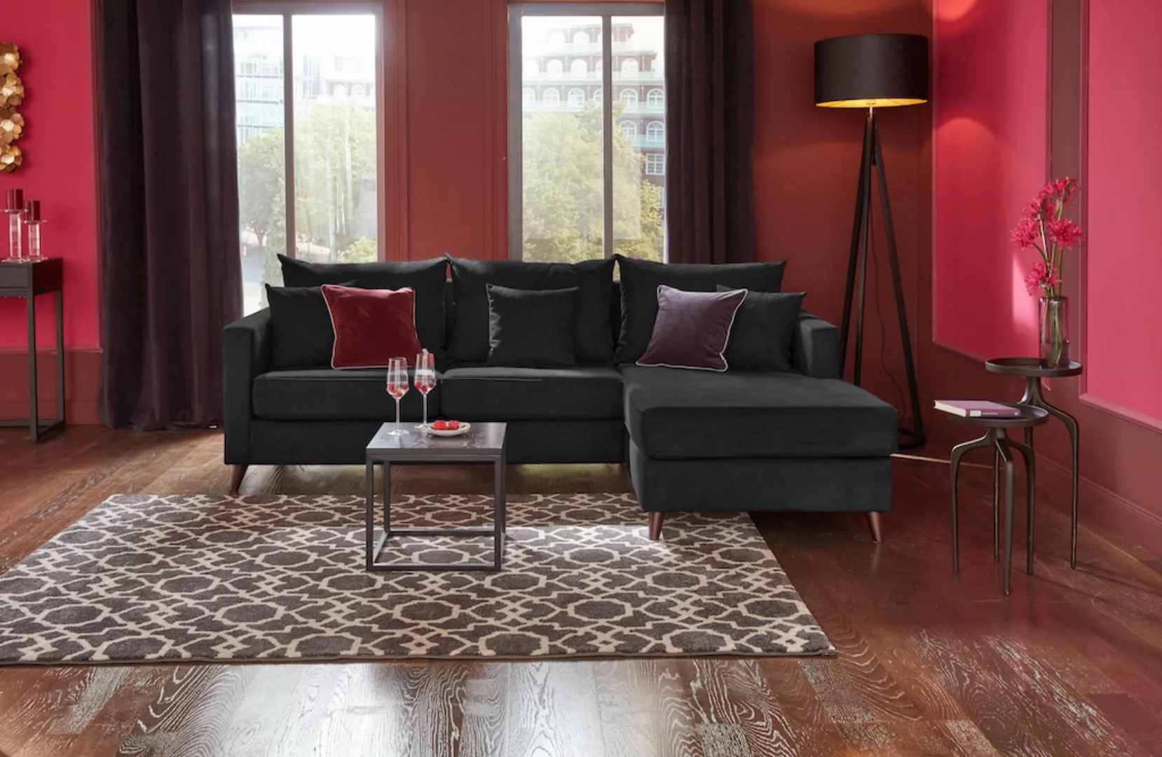 Guido Maria Kretschmer Home&Living Ecksofa "Renesse L-Form", lose Kissen, K günstig online kaufen