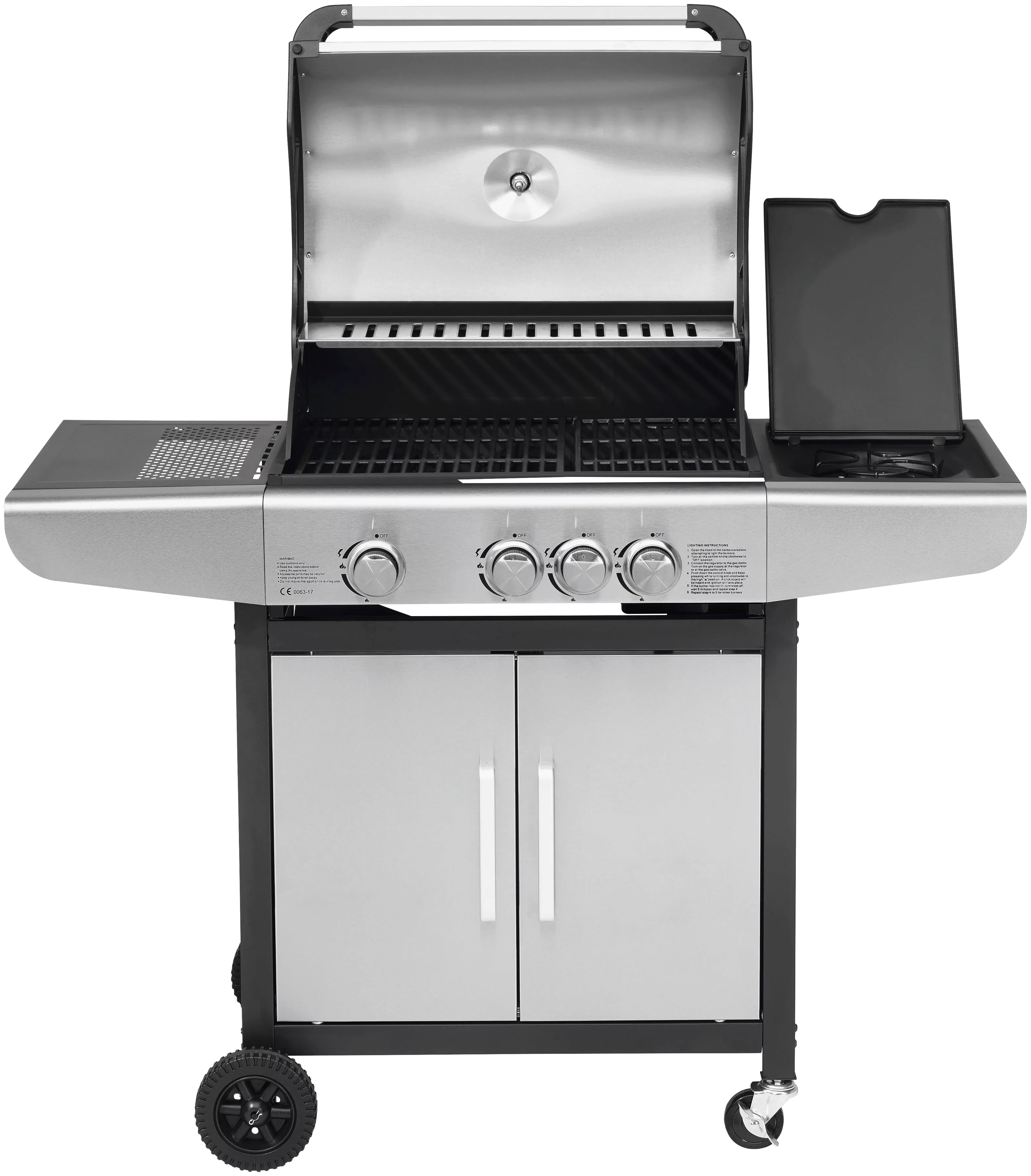 JUSTUS Gasgrill "Ares 3 SU", BxTxH: 122x57x112 cm günstig online kaufen