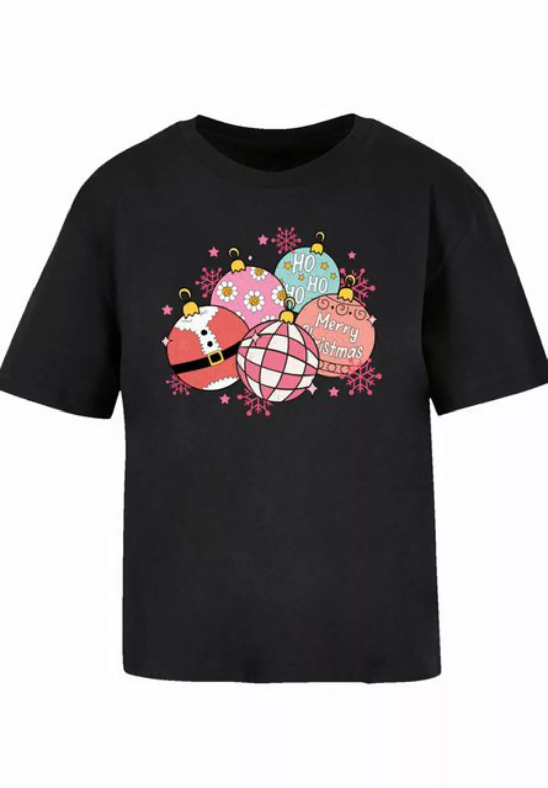 F4NT4STIC T-Shirt Pink Cute Weihnachten Tree Balls Premium Qualität, Weihna günstig online kaufen