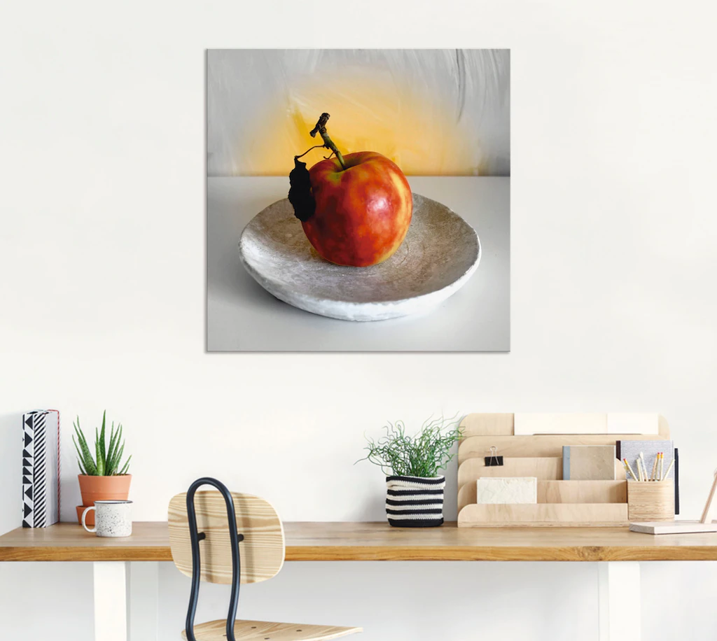 Artland Wandbild "Ein Apfel am Tag", Arrangements, (1 St.), als Alubild, Ou günstig online kaufen