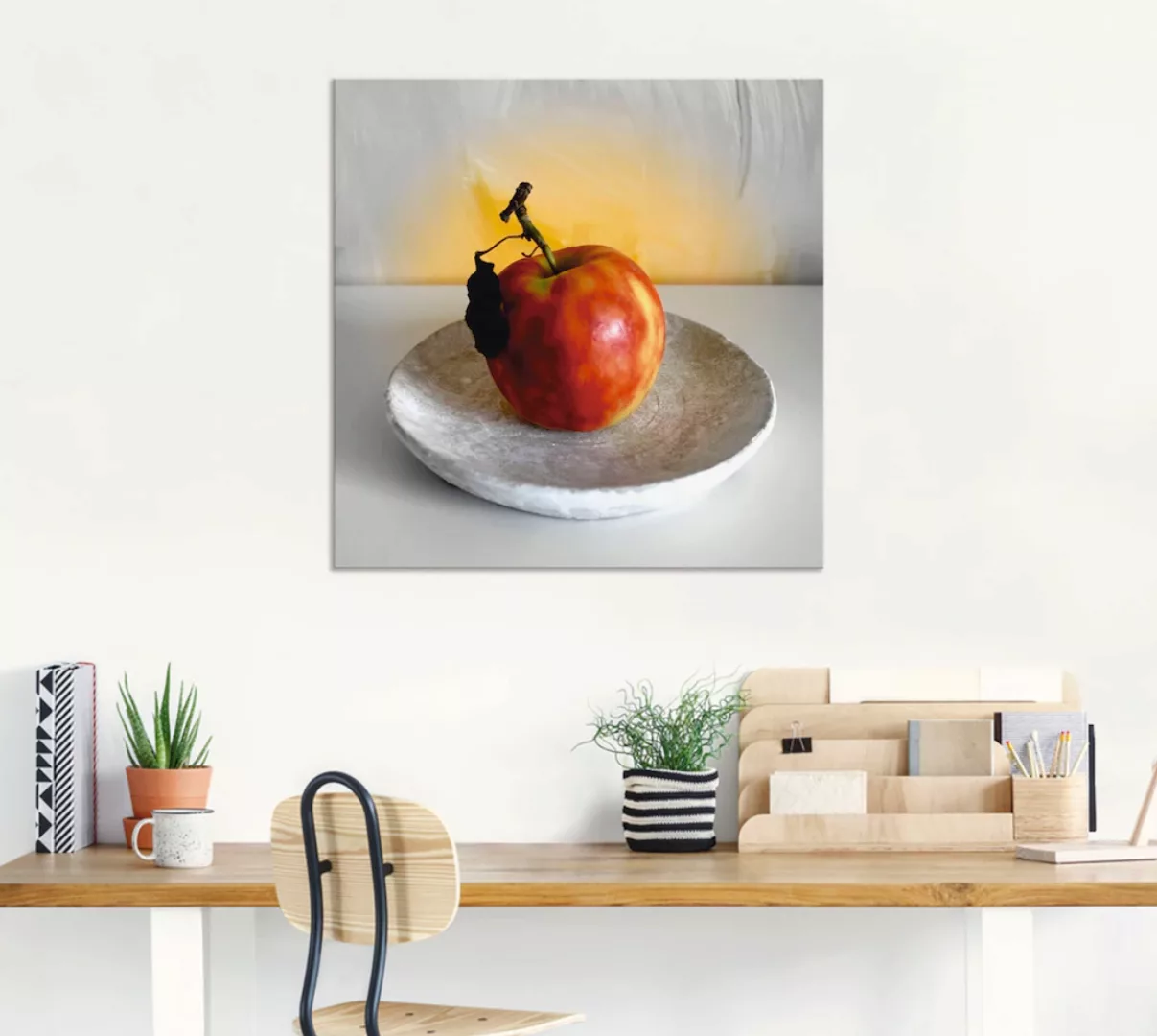 Artland Wandbild »Ein Apfel am Tag«, Arrangements, (1 St.), als Alubild, Ou günstig online kaufen