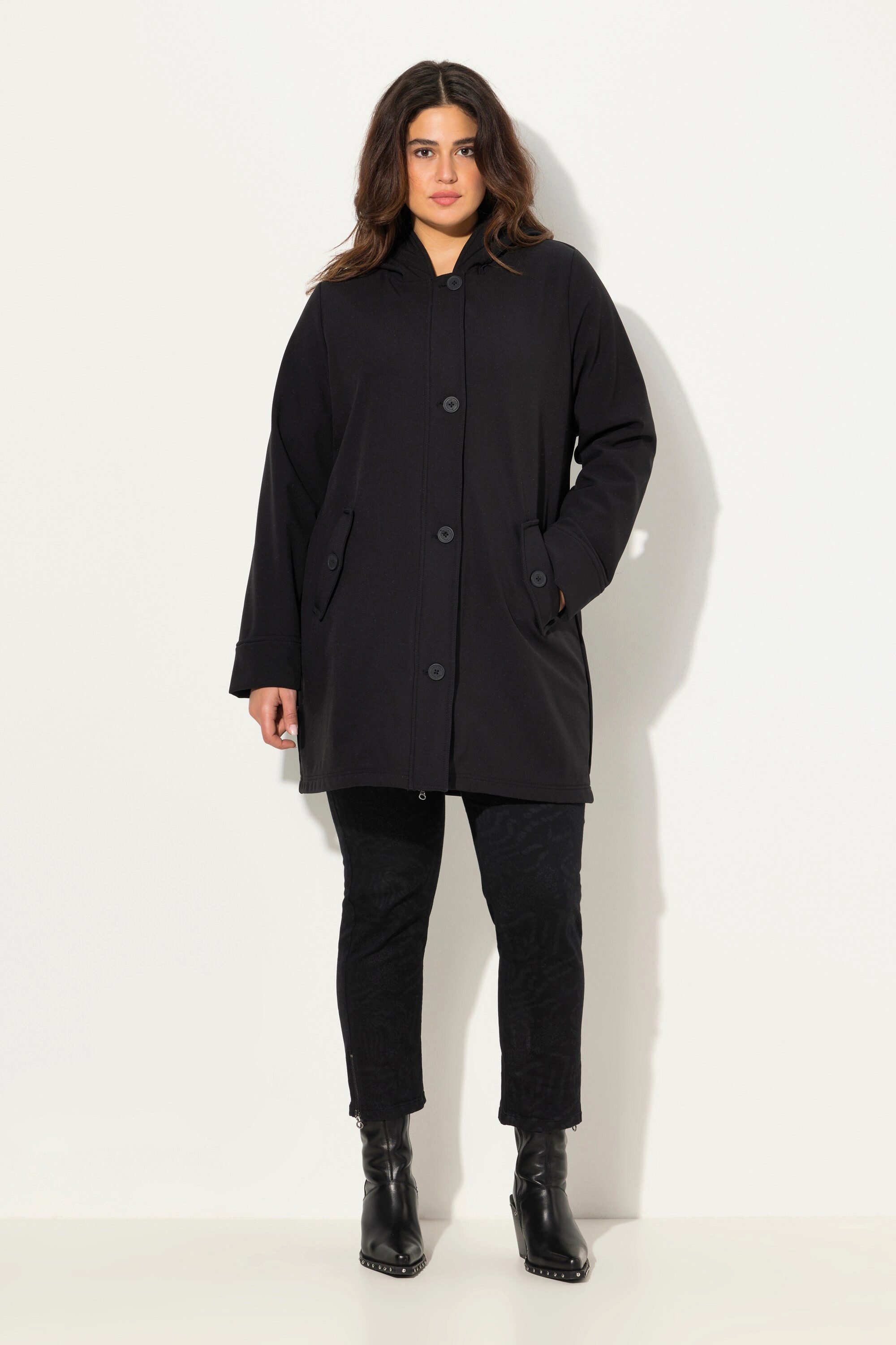 Ulla Popken Wintermantel HYPRAR Softshell-Mantel wasserabweisend günstig online kaufen