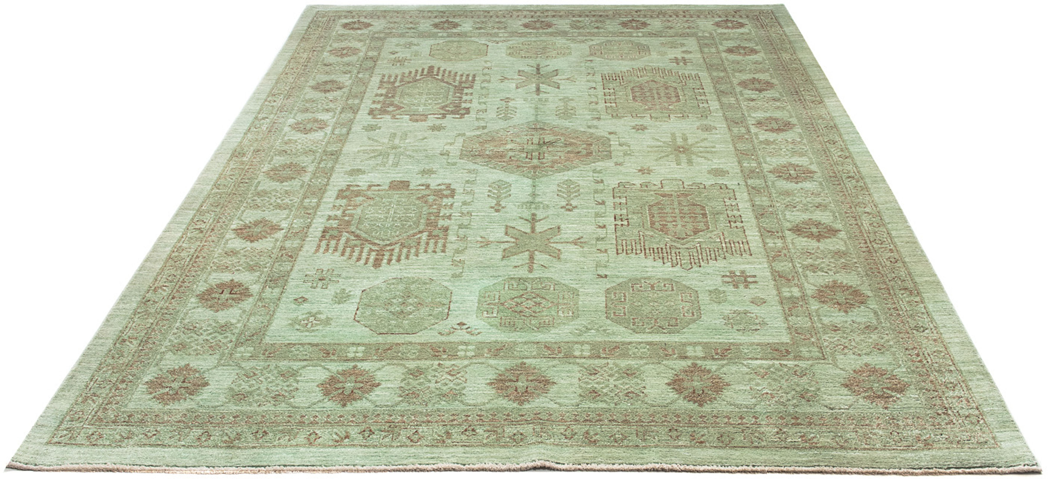 morgenland Orientteppich »Ziegler - 239 x 175 cm - grün«, rechteckig, Wohnz günstig online kaufen