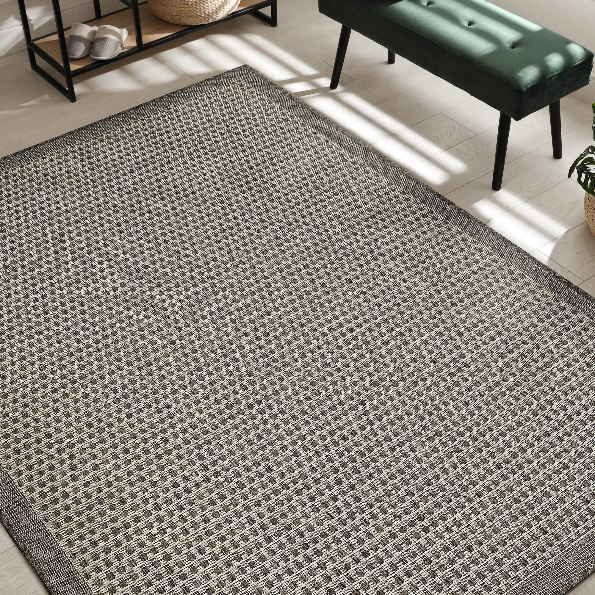 Andiamo Teppich »Savannah«, rechteckig, 4 mm Höhe, Flachgewebe, In- und Out günstig online kaufen