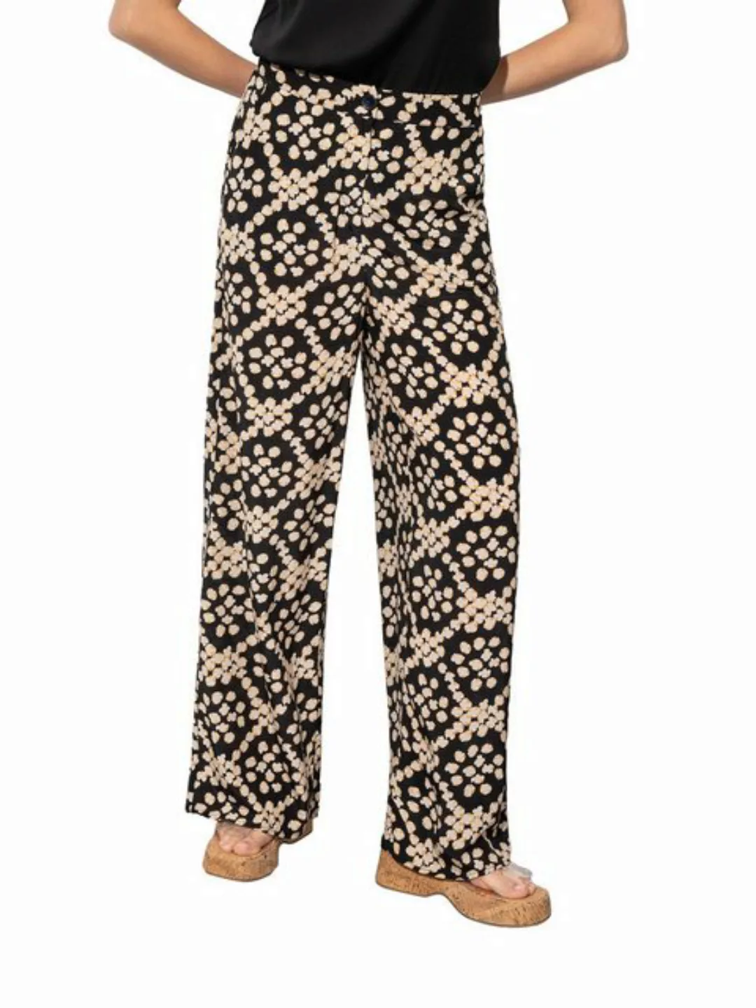 Palazzohose, Dot Pattern Print günstig online kaufen