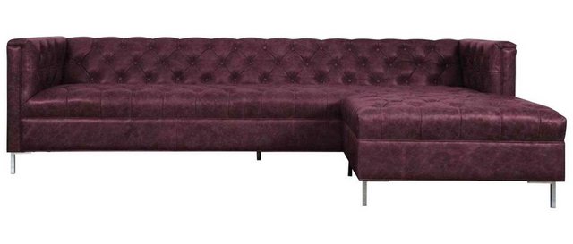 Xlmoebel Ecksofa Braune Eckcouch Western Stil Ecksofa Polster Eckgarnitur, günstig online kaufen