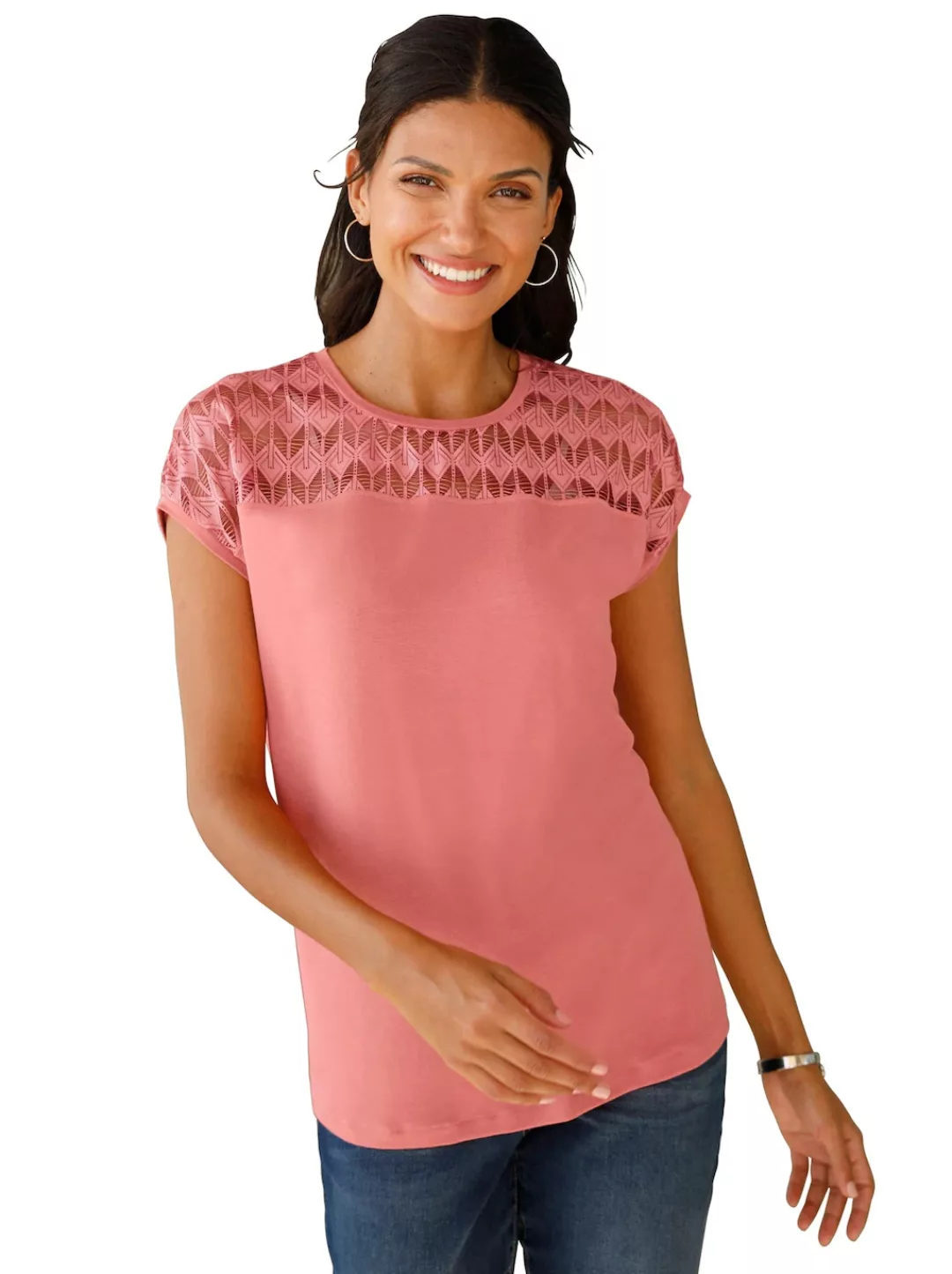 Classic Basics Rundhalsshirt "Rundhals-Shirt", (1 tlg.) günstig online kaufen