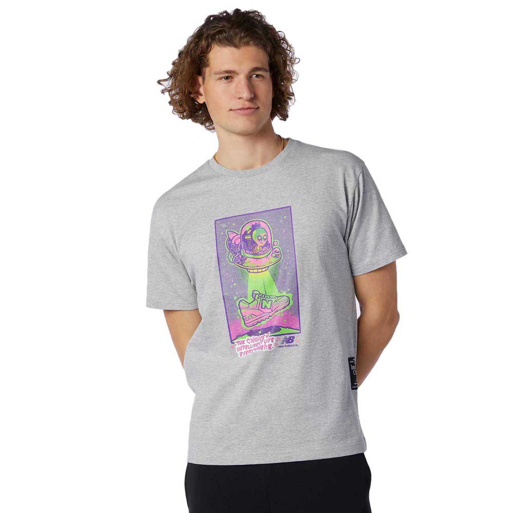 New Balance Artist Levitzo Kurzarm T-shirt L Athletic Grey günstig online kaufen