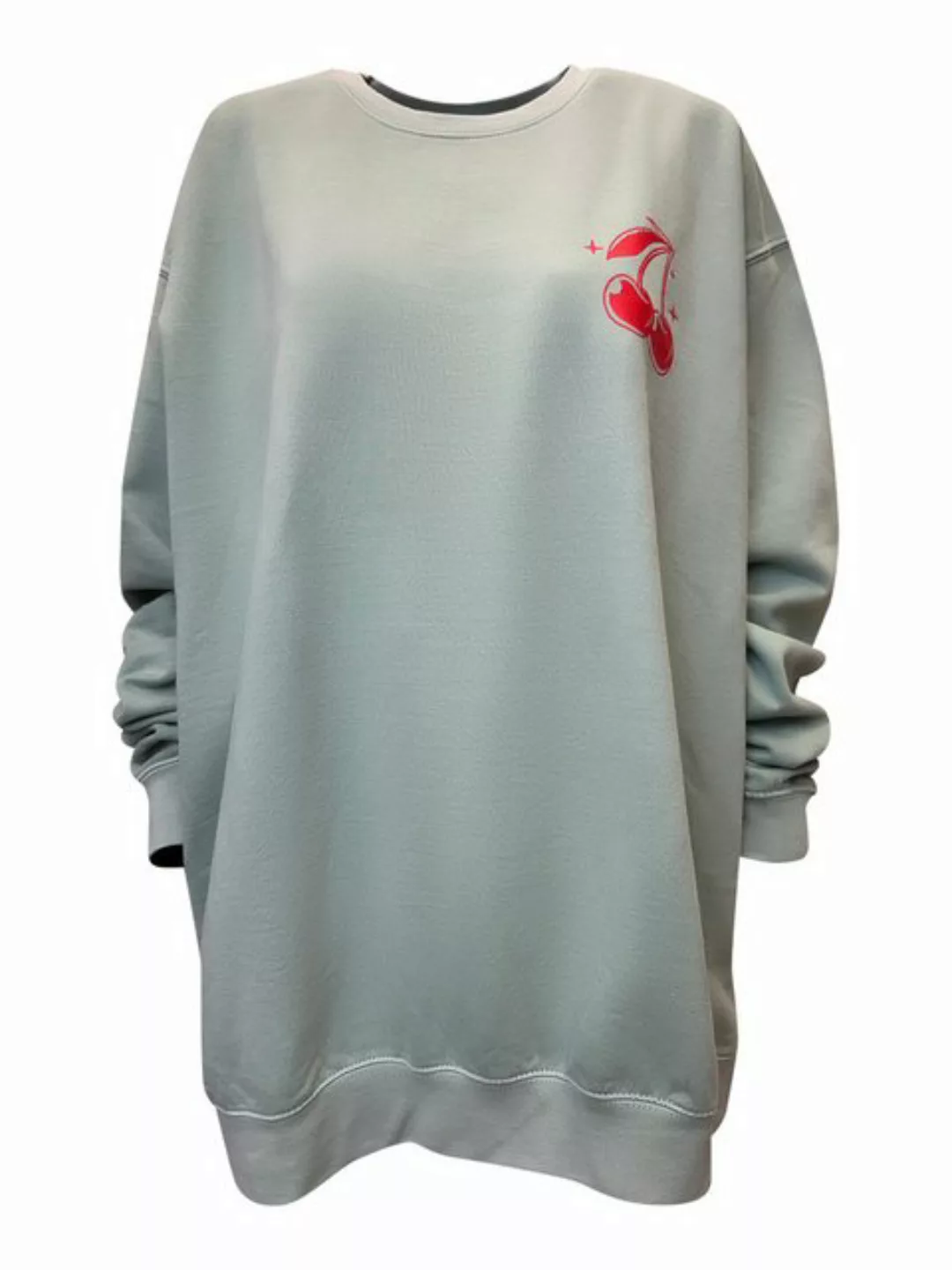 Worldclassca Sweatshirt Worldclassca Oversized Sweatshirt Print Langarm Pul günstig online kaufen