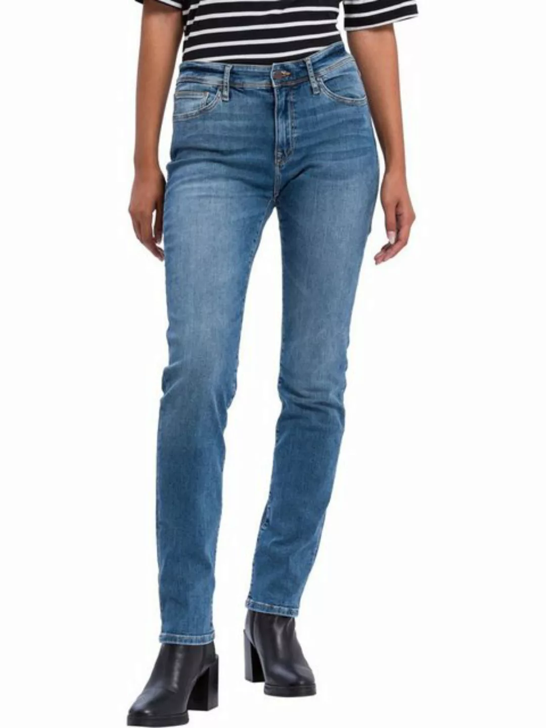 Cross Jeans Damen Jeans Lauren - Bootcut - Blau - Light Blue günstig online kaufen