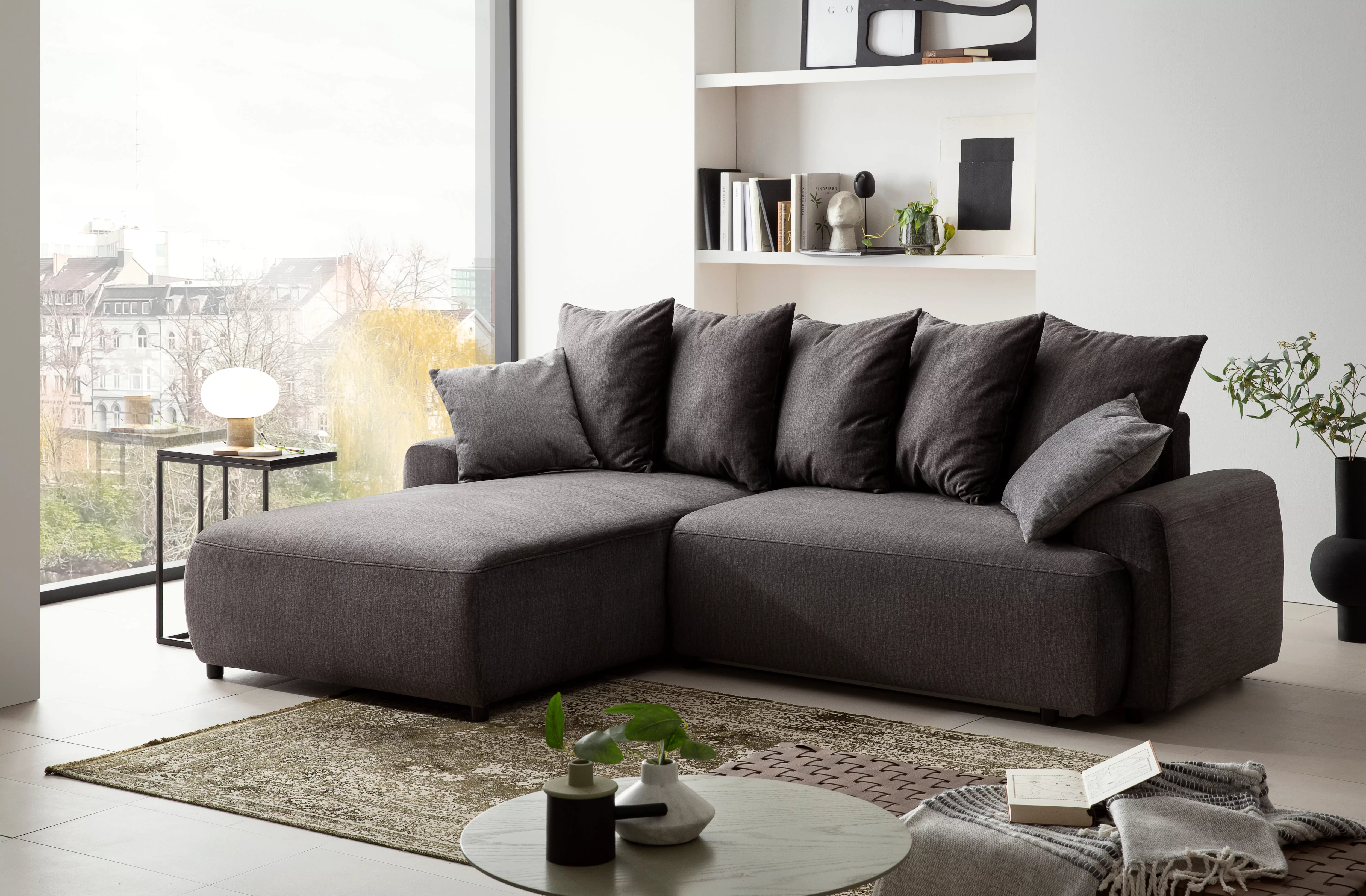 exxpo - sofa fashion Ecksofa "Game, L-Form", inkl. Bettfunktion, Bettkasten günstig online kaufen