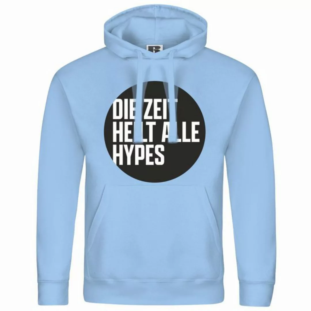 deinshirt Kapuzenpullover Herren Kapuzenpullover Die Zeit heilt alle Hypes günstig online kaufen