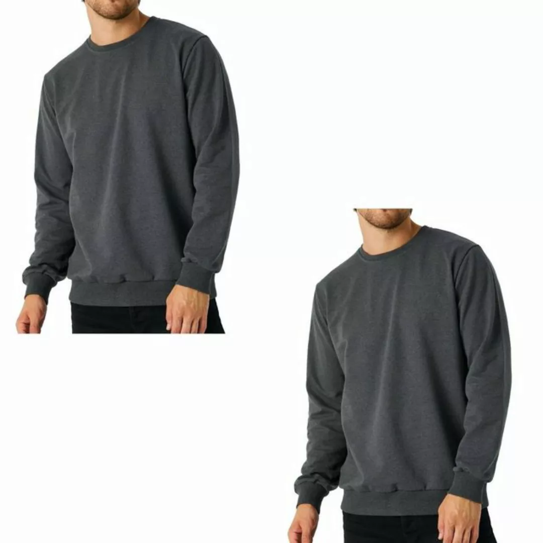 COMEOR Sweatshirt Herren Pullover bequeme Sweater (2-tlg) aus Baumwollmisch günstig online kaufen