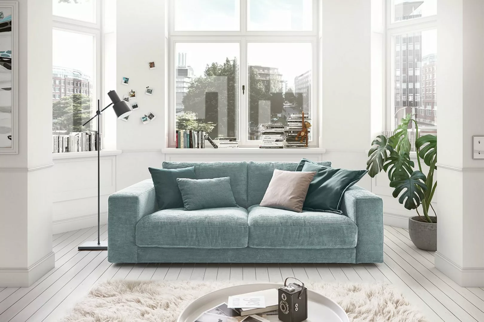 KAWOLA Sofa MADELINE, Cord 2-Sitzer od. 3-Sitzer versch. Farben günstig online kaufen