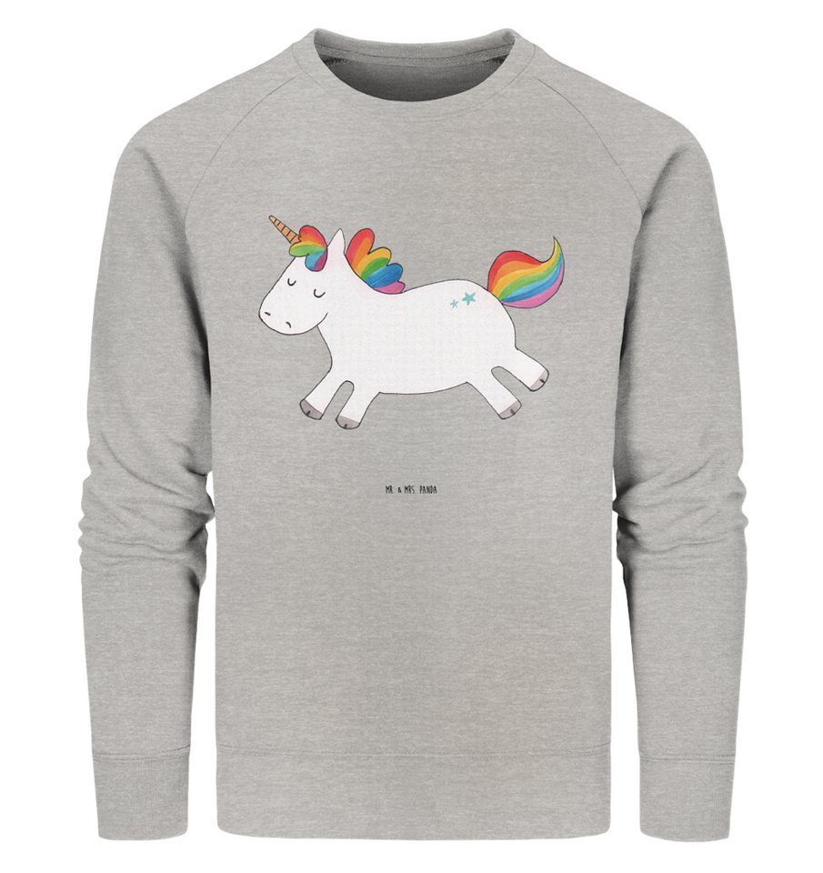 Mr. & Mrs. Panda Longpullover Größe XL Einhorn Happy - Heather Grey - Gesch günstig online kaufen