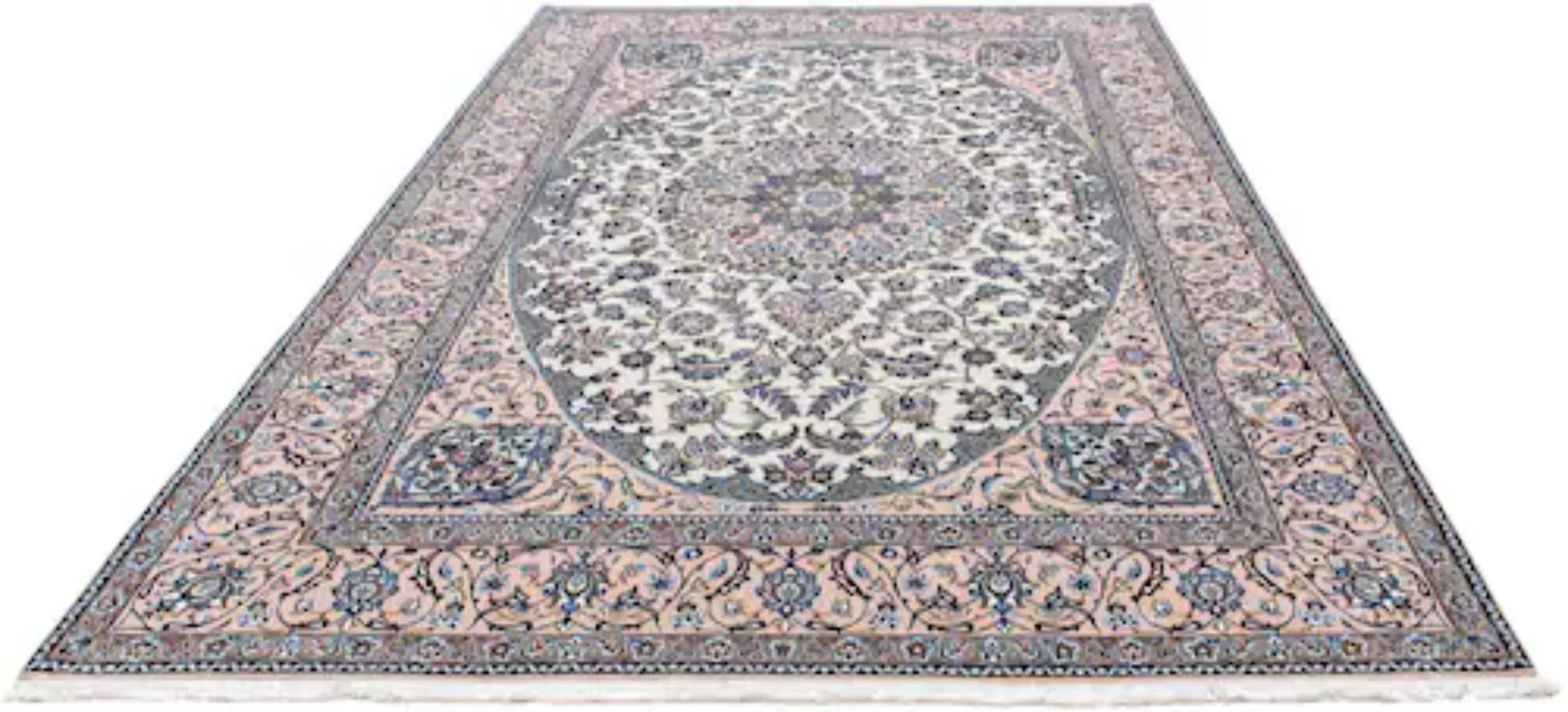 morgenland Wollteppich »Nain 6la Medaillon Beige 300 x 200 cm«, rechteckig günstig online kaufen