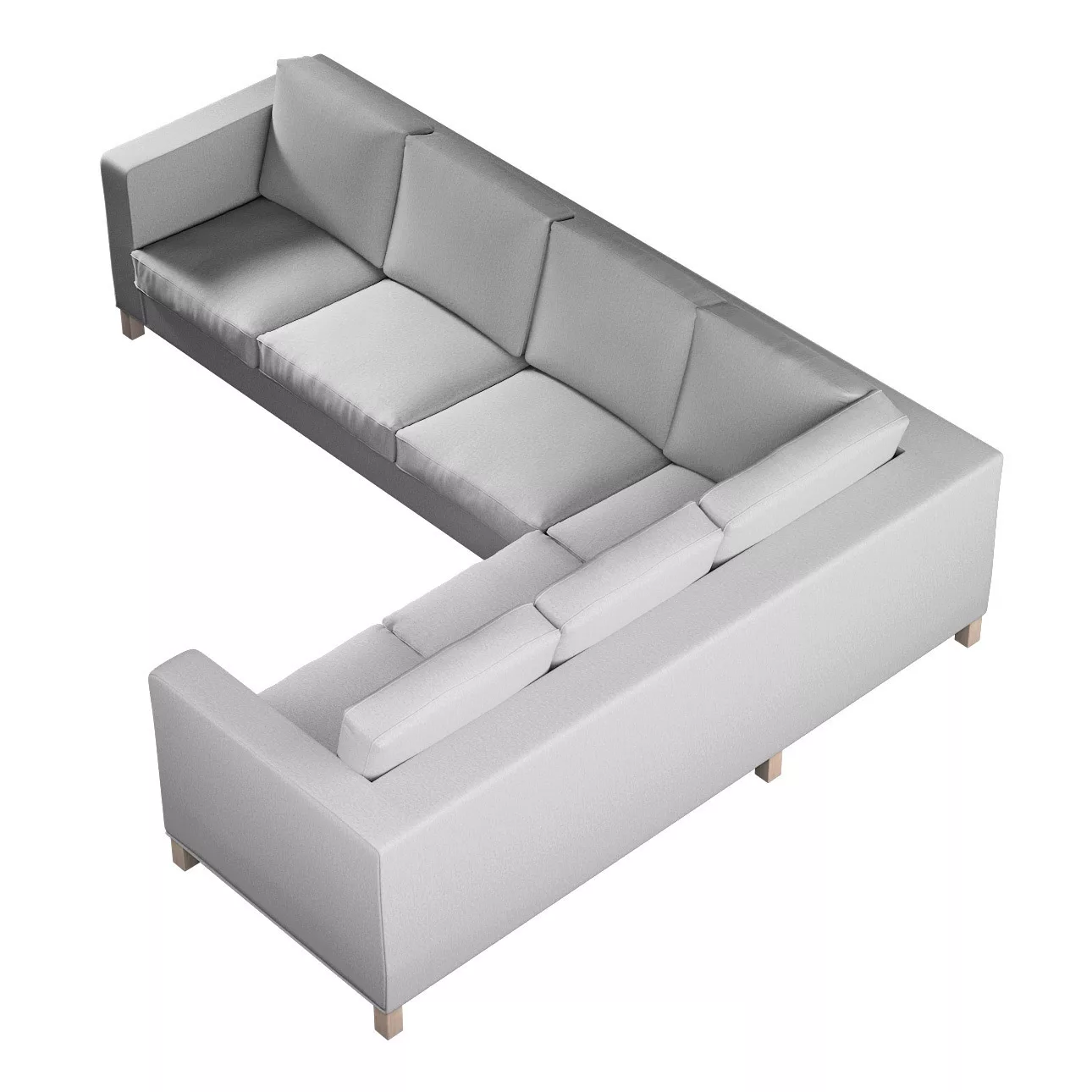 Bezug für Karlanda Sofa Ecke links, szary, 36cm x 30cm x 50cm, Madrid (162- günstig online kaufen