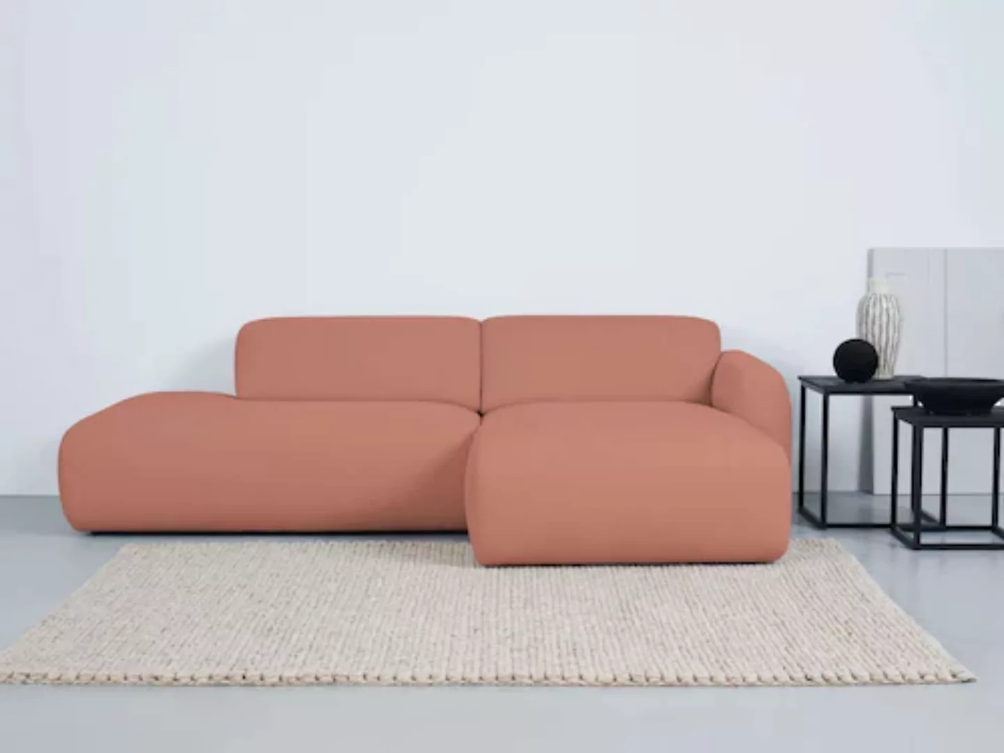 andas Ecksofa "Myrland", Breite 222 cm, Chenille, Easy Clean Stoff, mit Kal günstig online kaufen