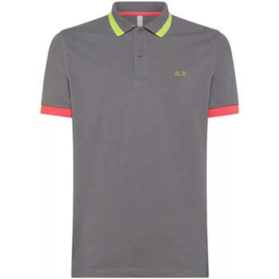 Sun68 Poloshirt Small Stripe Collar Navy - Größe XXL günstig online kaufen