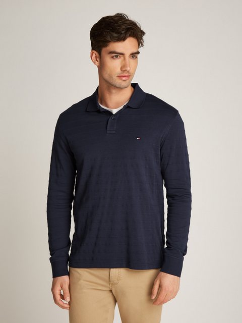 Tommy Hilfiger Langarm-Poloshirt MERC JACQUARD STRIPE LS REG POLO günstig online kaufen