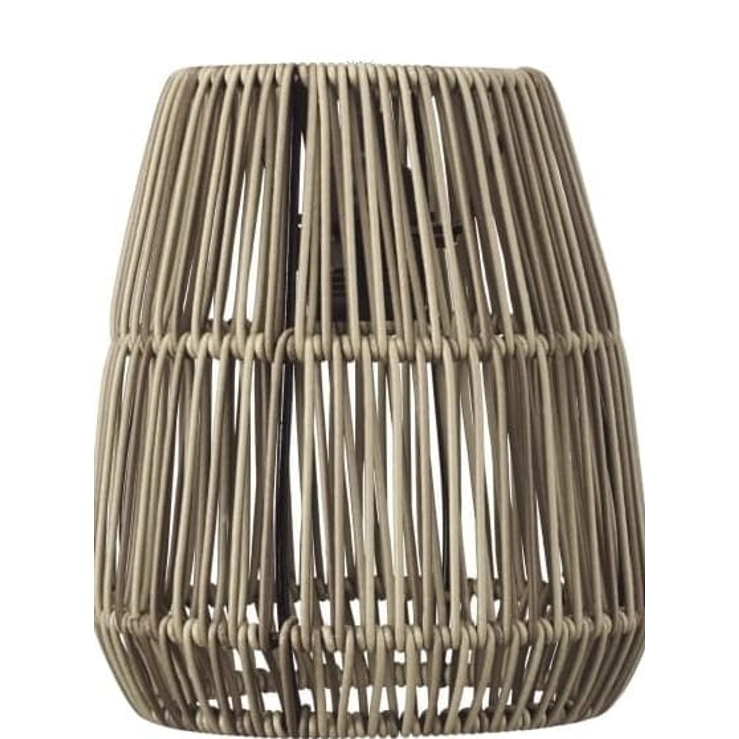 PR Home Saigon Lampenschirm Rattan für Außen Grau Beige 18cm für E27 Pendel günstig online kaufen