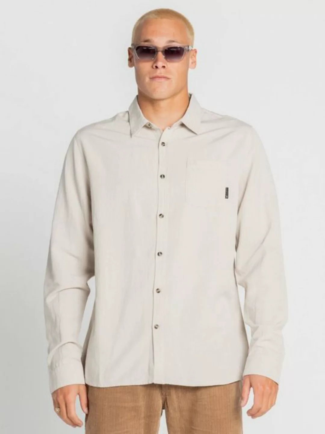 Rusty Leinenhemd OVERTONE LONG SLEEVE LINEN SHIRT günstig online kaufen