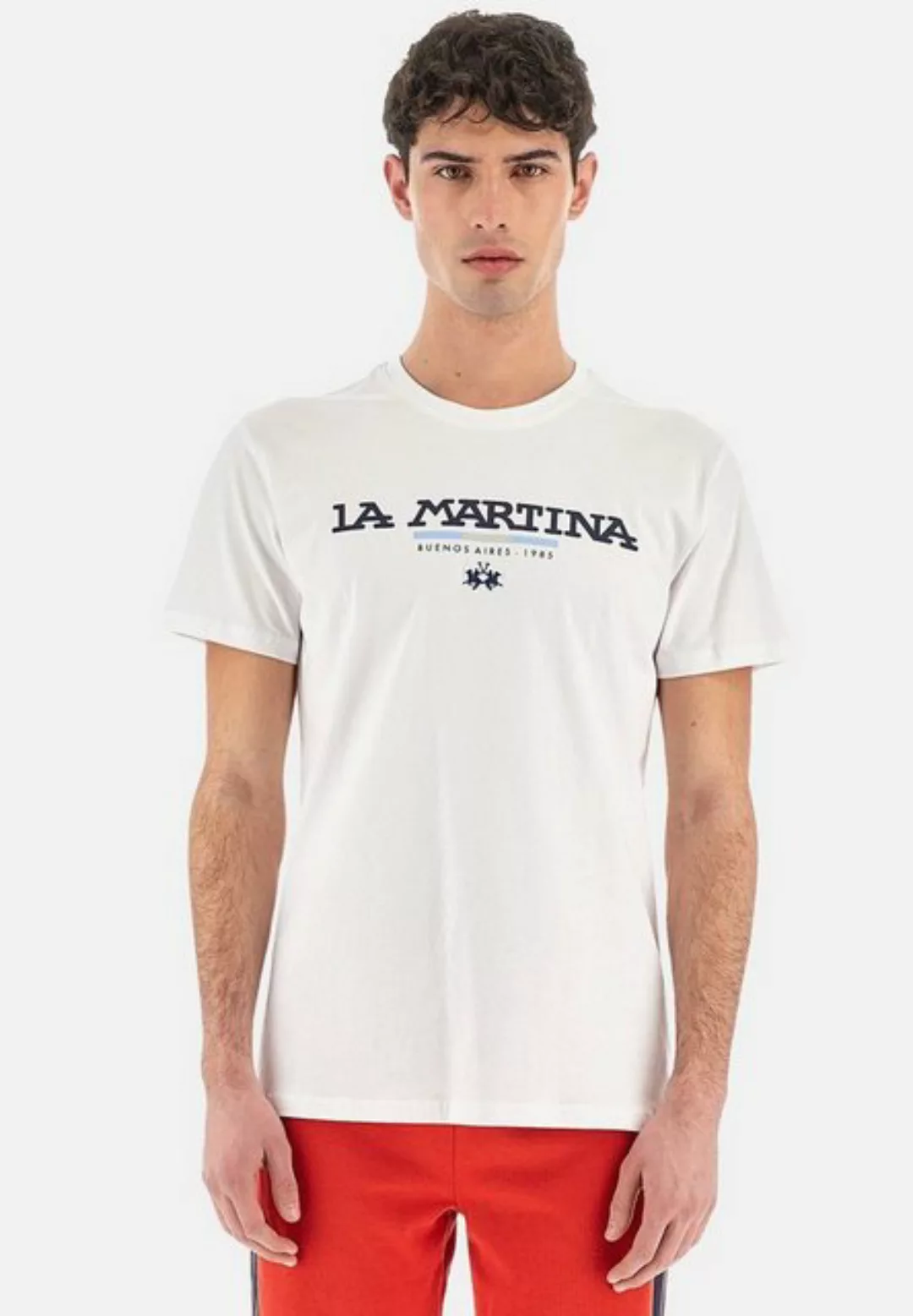 La Martina T-Shirt Shirt T-Shirt regular fit Winford mit Logo-Print (1-tlg) günstig online kaufen