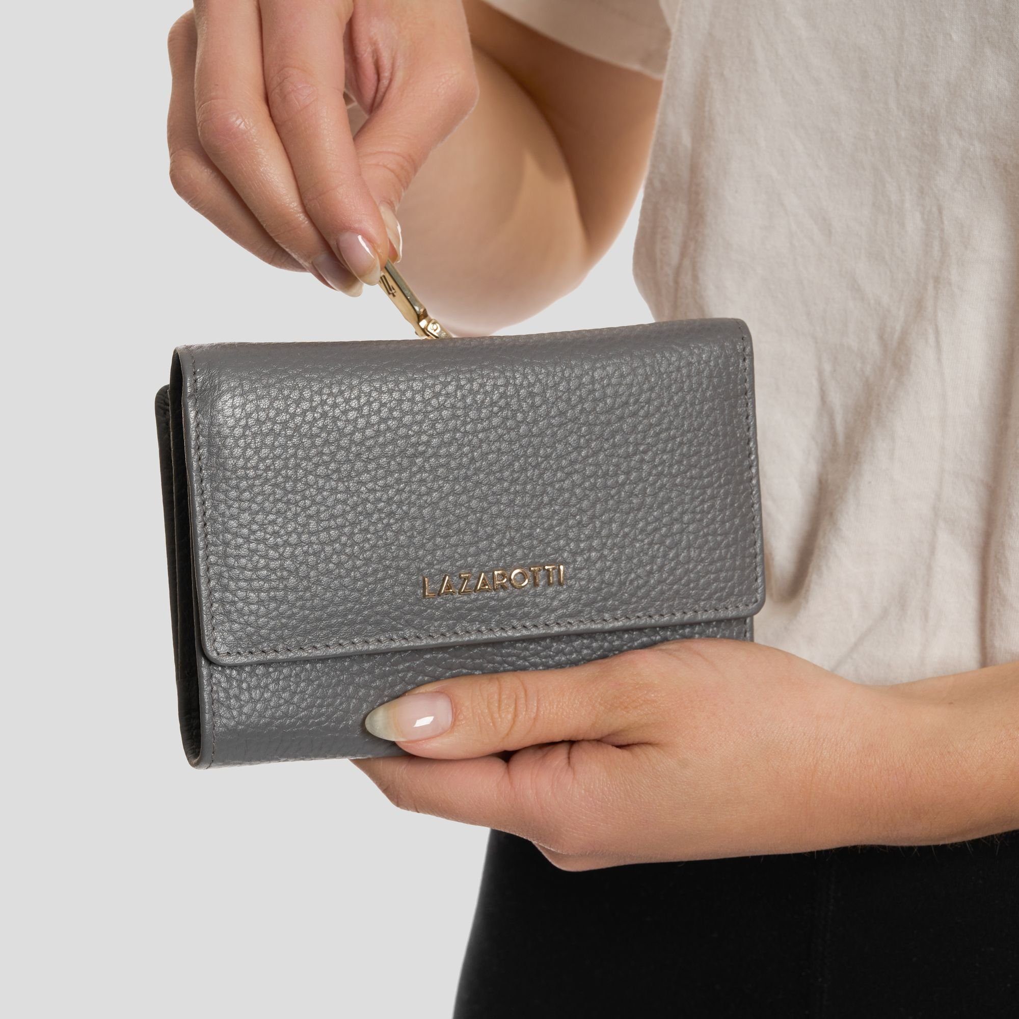 Lazarotti Geldbörse Bologna Leather, Leder günstig online kaufen