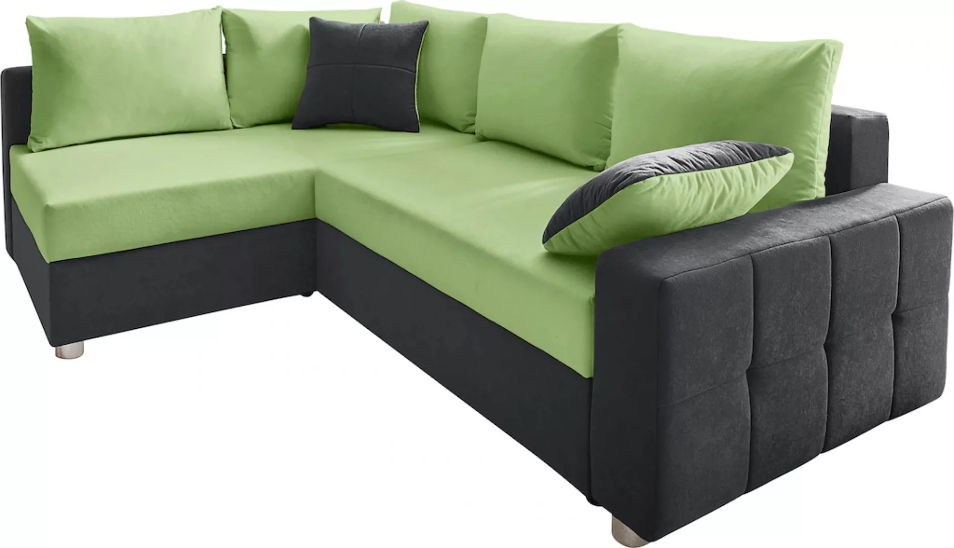 COLLECTION AB Ecksofa "Parma L-Form", mit Bettfunktion und Federkern günstig online kaufen