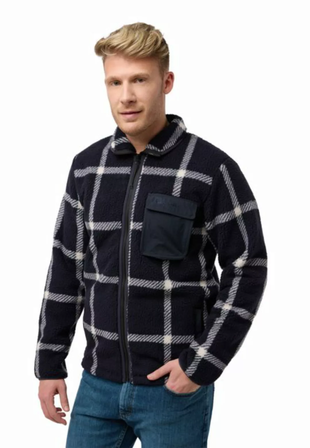 Jack Wolfskin Fleecejacke FELSLICHT CHECK JACKET günstig online kaufen