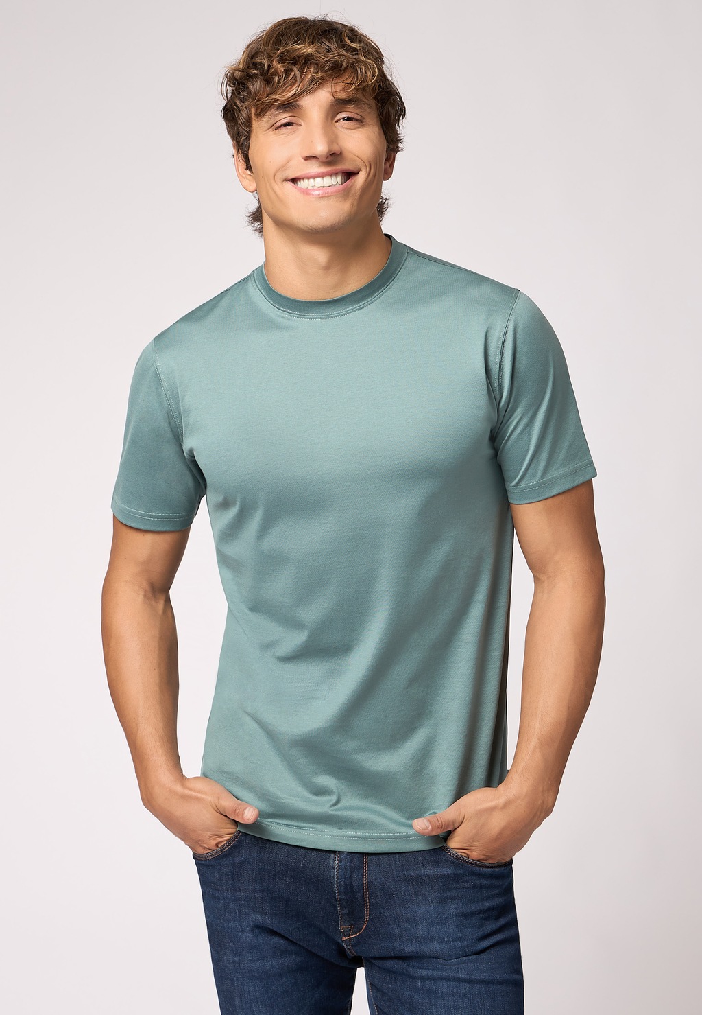 Roy Robson Rundhalsshirt "Basic Shirt" günstig online kaufen