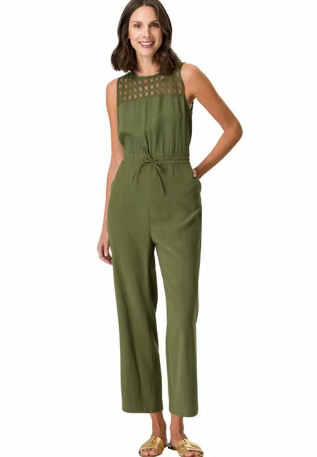 Zero Jumpsuit mit Spitze (1-tlg) Bindedetail günstig online kaufen