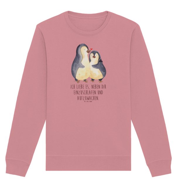 Mr. & Mrs. Panda Longpullover Größe S Pinguine Einschlafen - Canyon Pink - günstig online kaufen