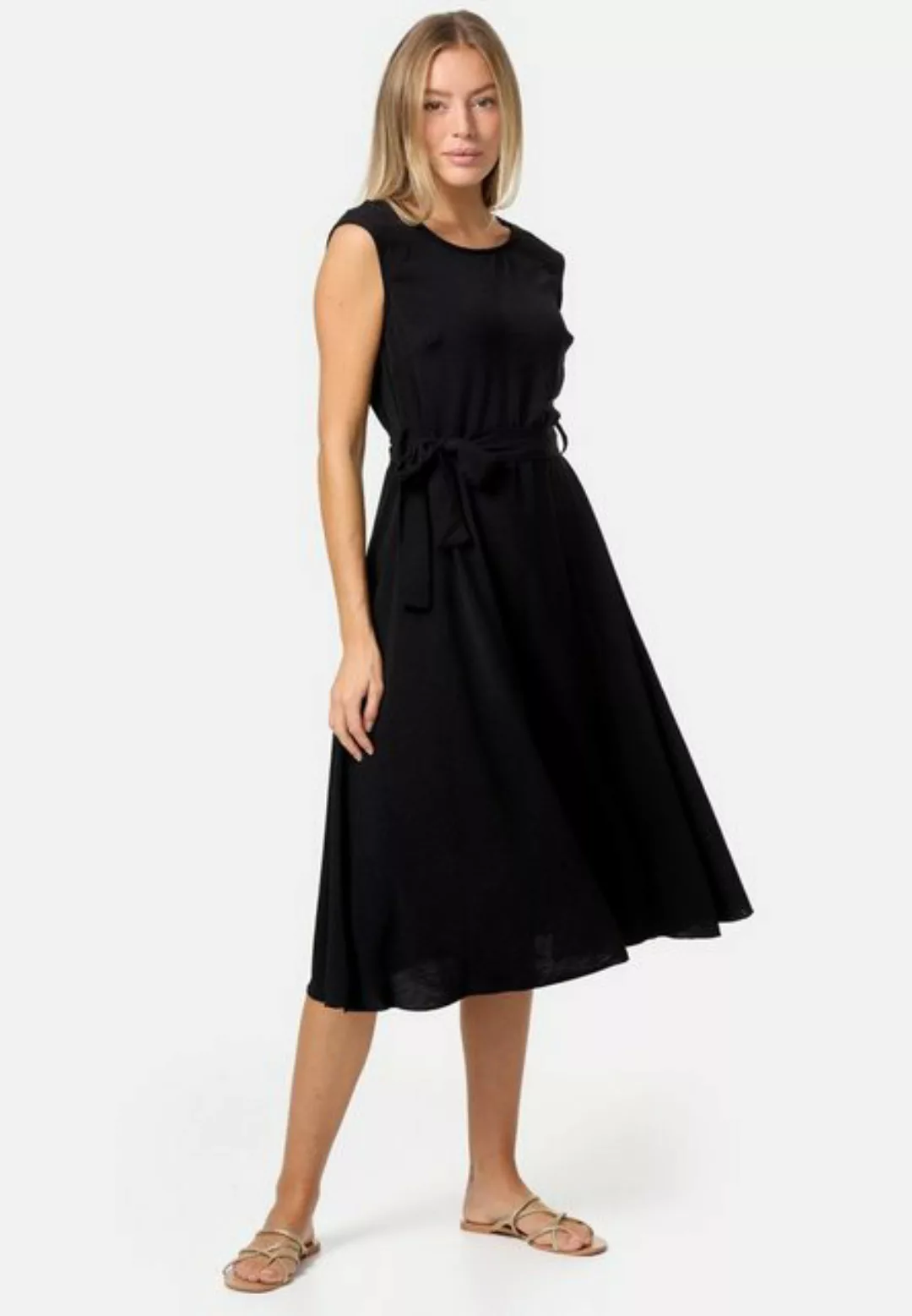 PM SELECTED Midikleid PM-26 (Ärmelloses Sommerkleid Dress mit Bindeband in günstig online kaufen