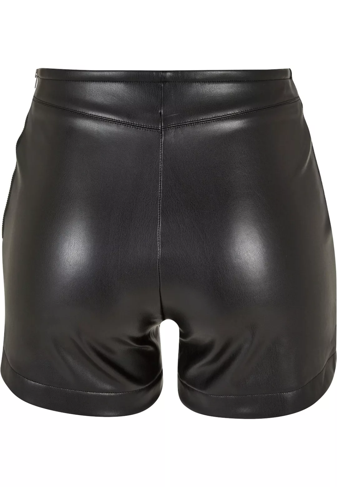 URBAN CLASSICS Stoffhose "Urban Classics Damen Ladies Synthetic Leather Sho günstig online kaufen