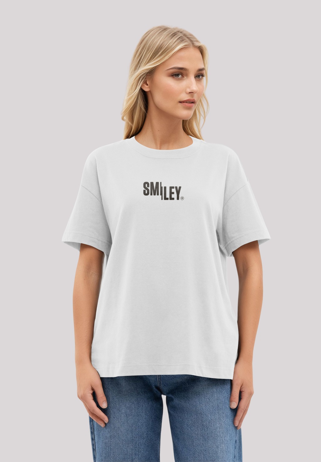 F4NT4STIC T-Shirt "SMILEY brown", Premium Qualität günstig online kaufen