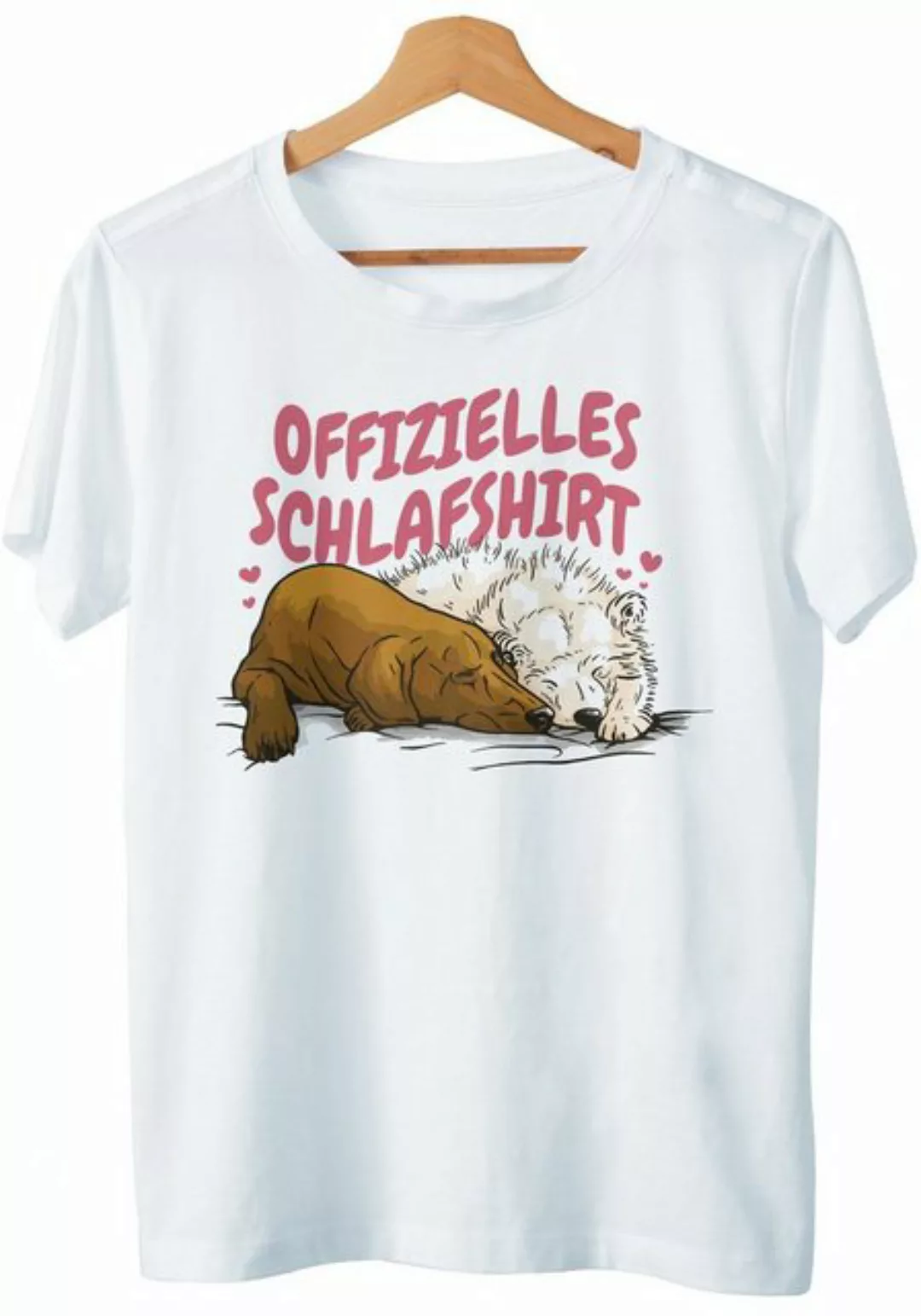 Art & Detail Shirt T-Shirt Offizielles Schlafshirt mit Hunde Motiv Nachthem günstig online kaufen